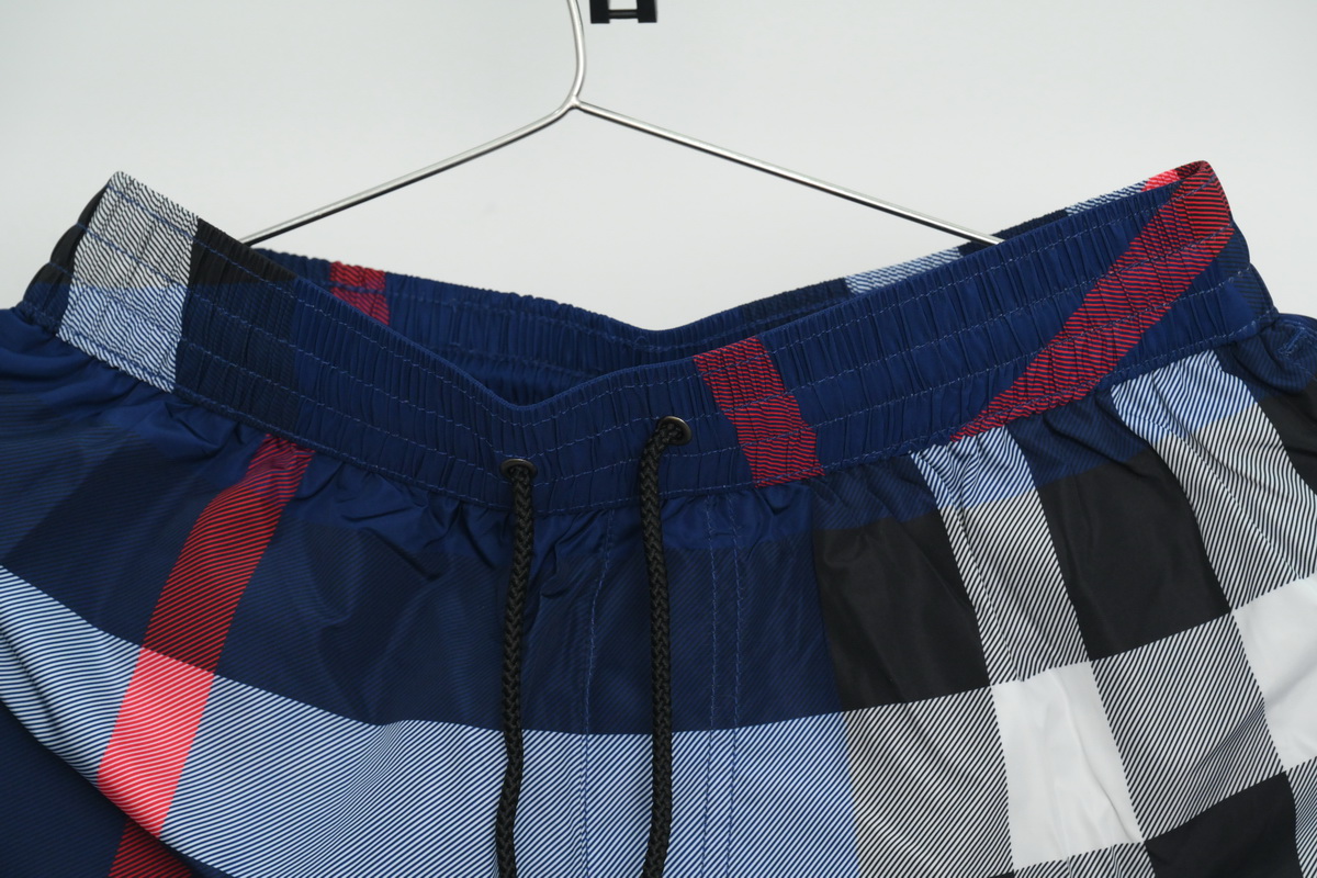Top Quality Burberry Beach Shorts Brown/Blue 