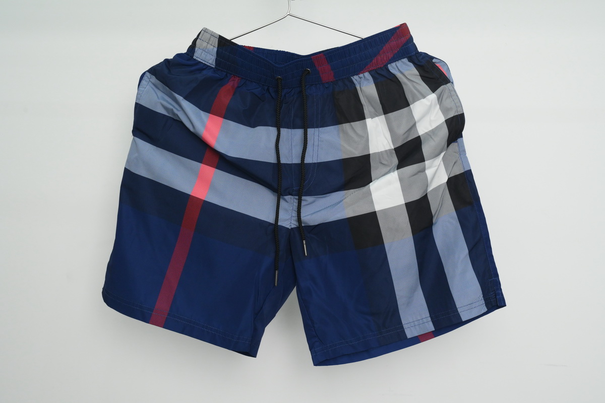 Top Quality Burberry Beach Shorts Brown/Blue 