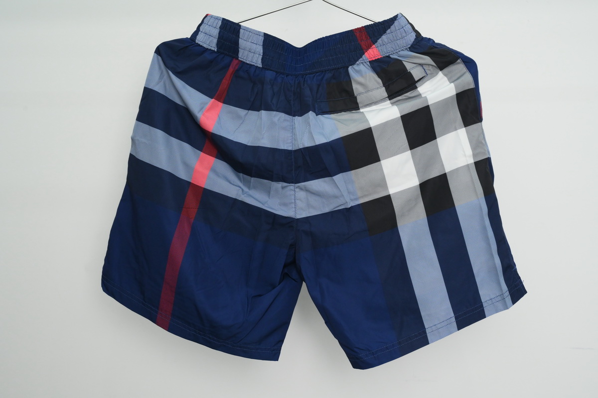 Top Quality Burberry Beach Shorts Brown/Blue 