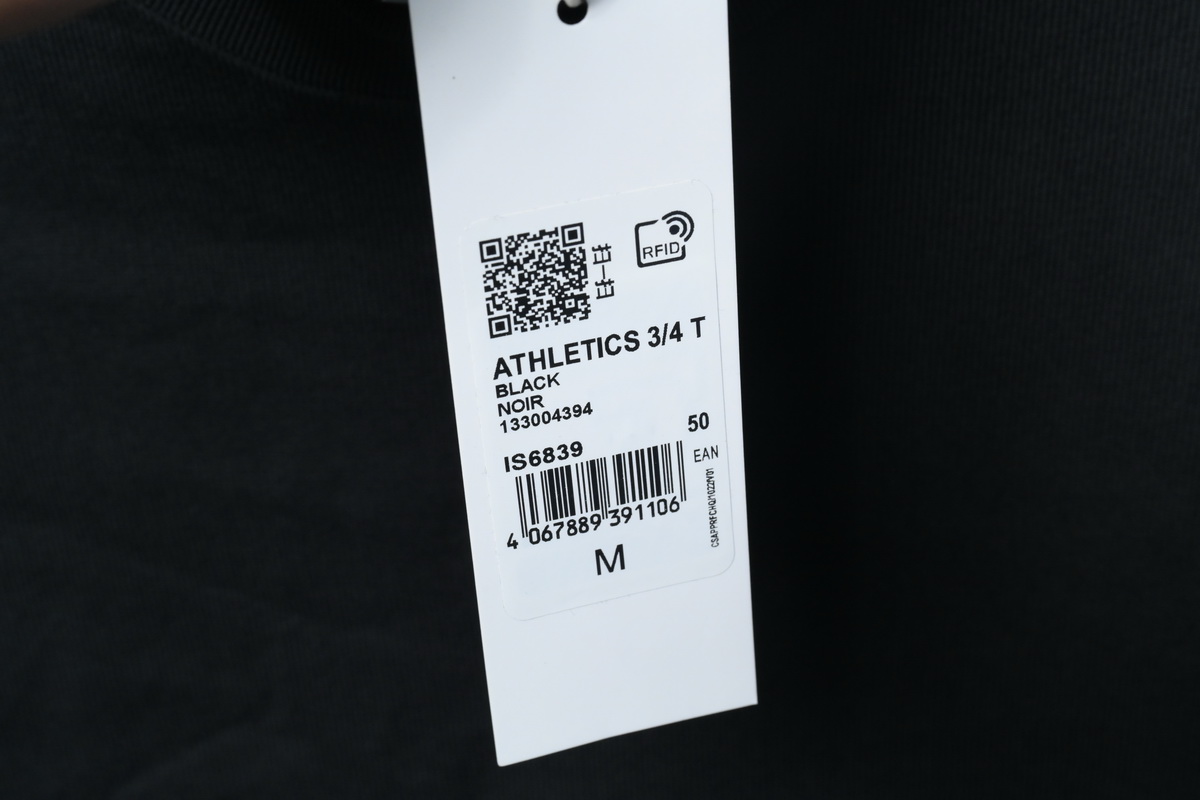 Top Quality Fear of God xadidas Essentials T-shirt  Black IS6839