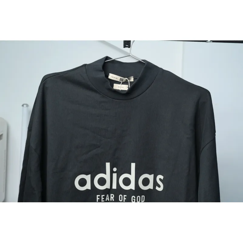 Top Quality Fear of God xadidas Essentials T-shirt  Black IS6839