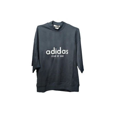 Top Quality Fear of God xadidas Essentials T-shirt  Black IS6839 01