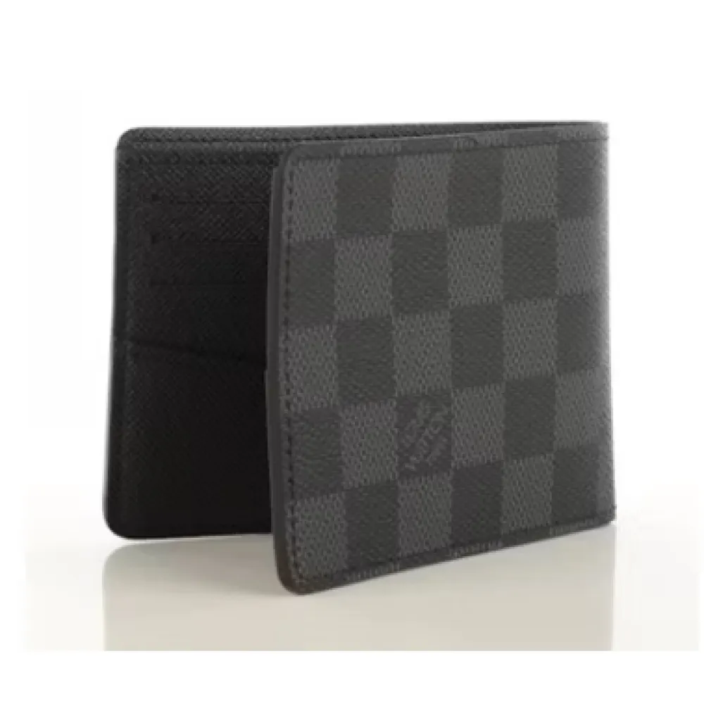 Top Quality Louis Vuitton Slender Wallet Damier Graphite Gray/Black