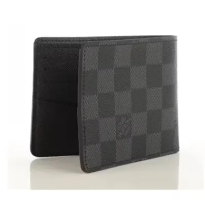Top Quality Louis Vuitton Slender Wallet Damier Graphite Gray/Black 02
