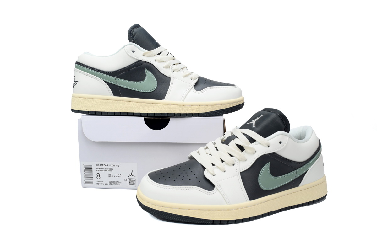    Air Jordan 1 Low Anthracite/Jade Smoke