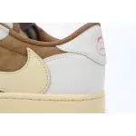 Pkgod Travis Scott x Air Jordan 1 Low Sail Shy Pink