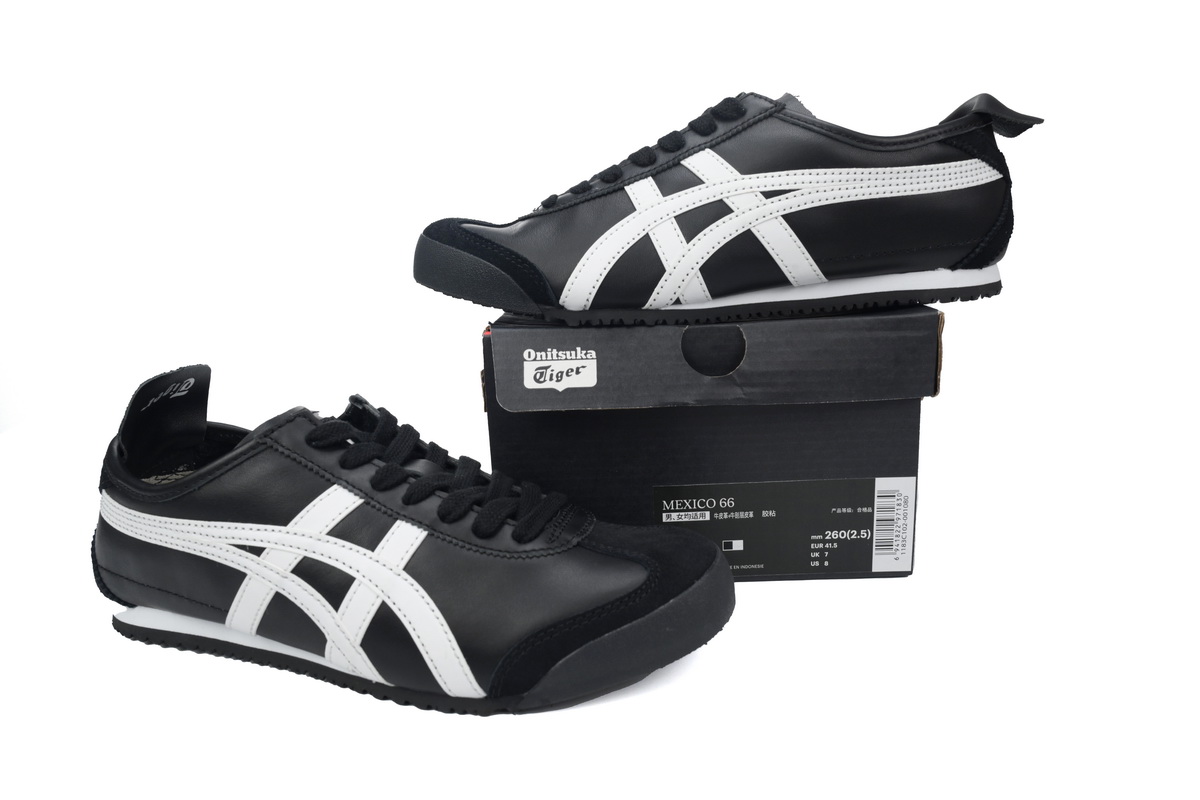 Onitsuka Tiger Mexico 66 Black White 1183C102-001 (Leather)
