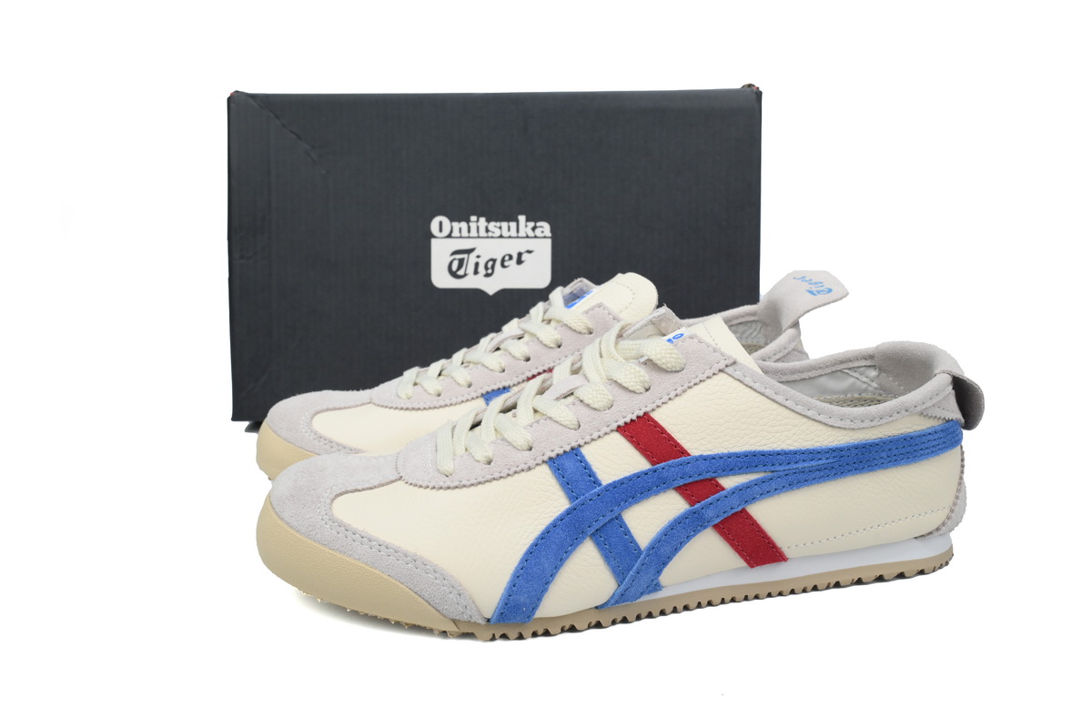 Onitsuka Tiger Mexico 66 Vintage White Directoire Blue 1183B391-100 (Leather)