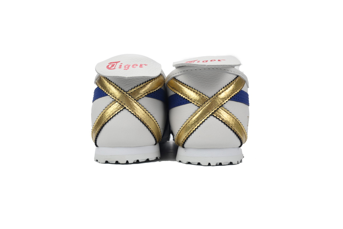 Onitsuka Tiger Mexico 66 White Dark Blue Gold D507L-015 (Leather)