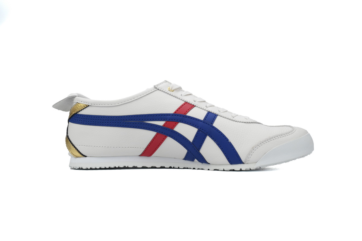 Onitsuka Tiger Mexico 66 White Dark Blue Gold D507L-015 (Leather)