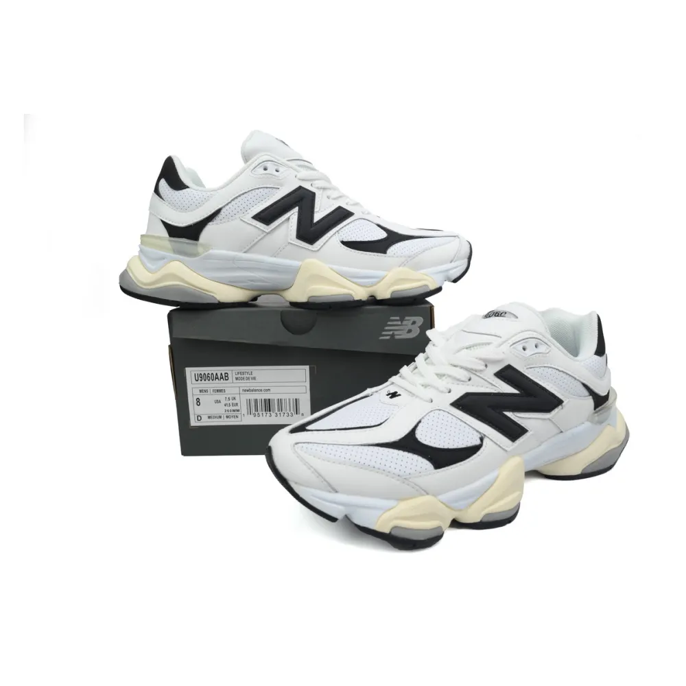 Pkgod New Balance 9060 White Black U9060AAB