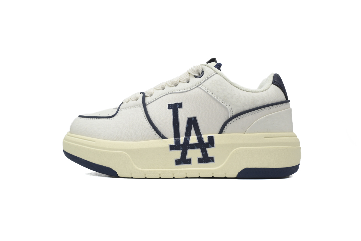    Giay MLB Chunky Liner Basic Dodgers White Navy 3ASXCBO3N-07NYD