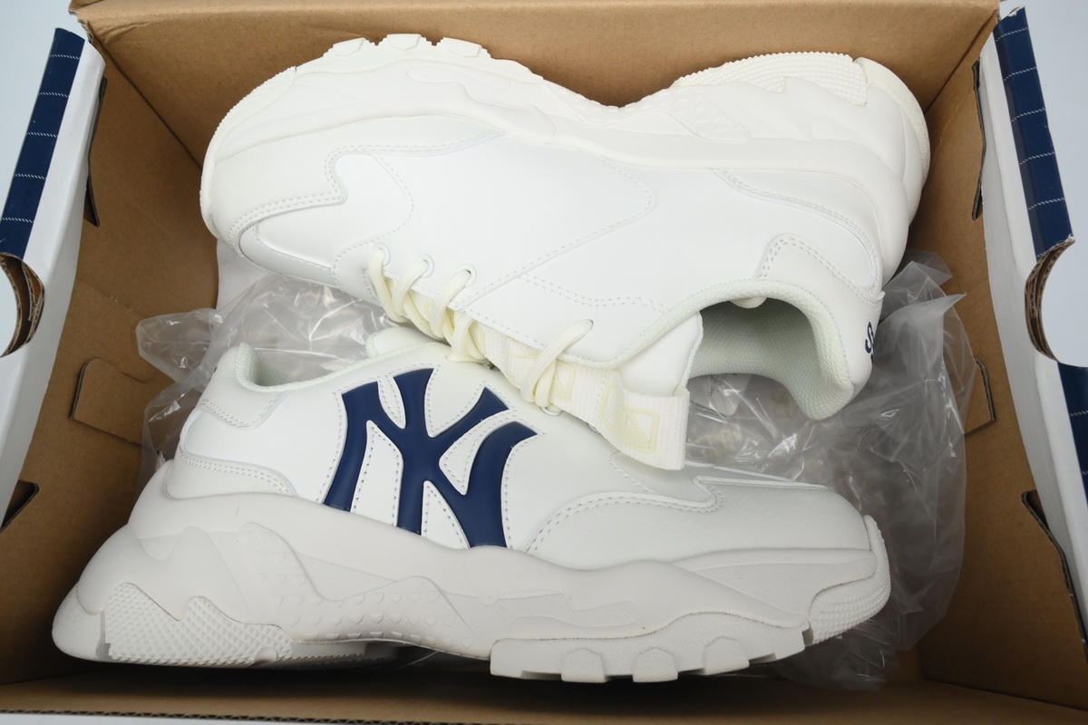   Giay MLB Chunky Liner Basic New York Yankees Sneaker 3ASHBCW3N-50WHS