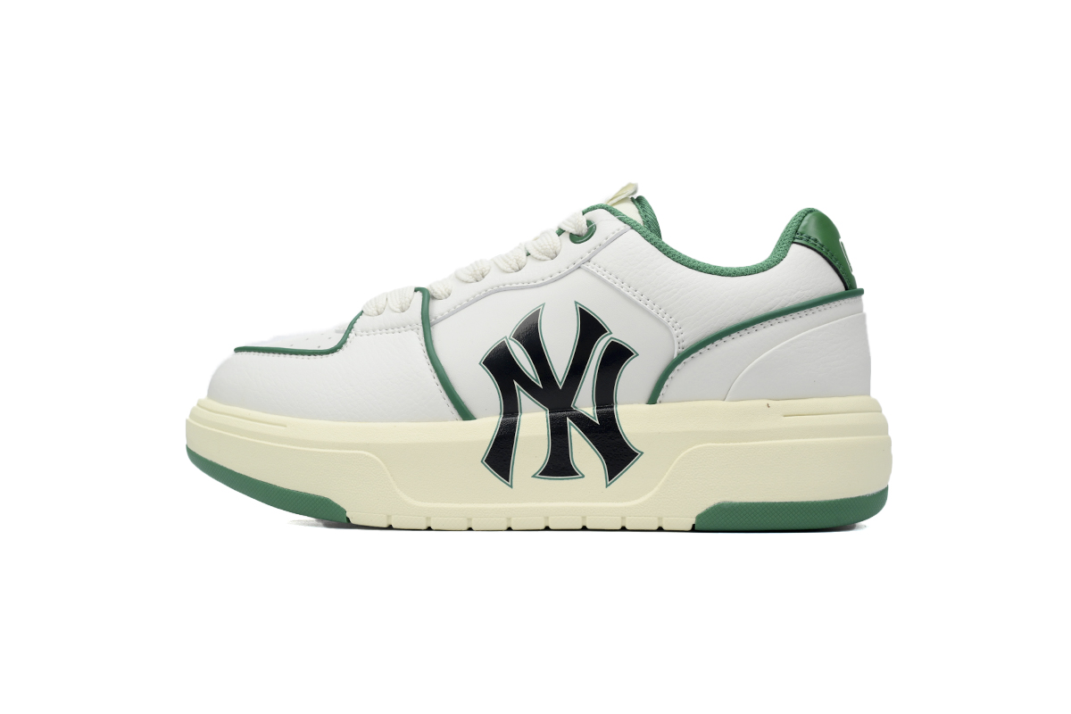    Giay MLB Chunky Liner New York Yankees White Green 3ASXCA12N-50GNS(09）