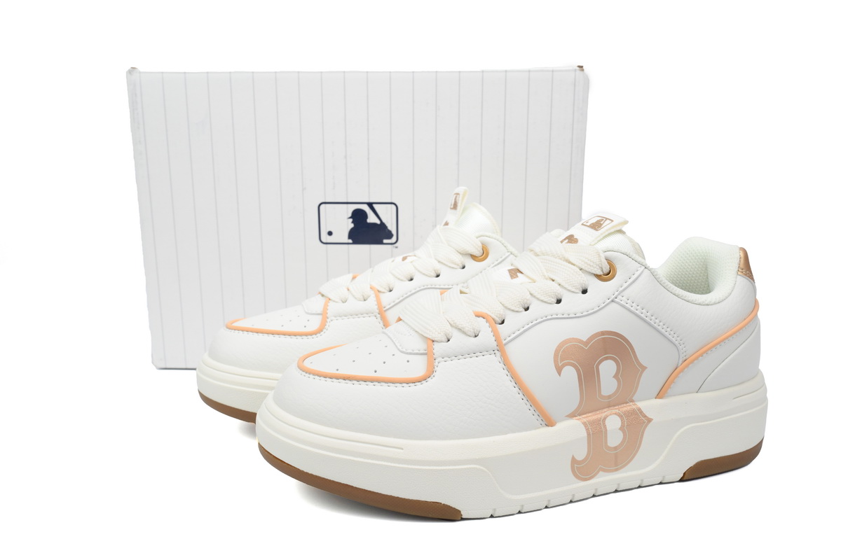    Giay MLB Chunky Liner Low Boston Red Sox Beige 3ASXCA12N-43G0S