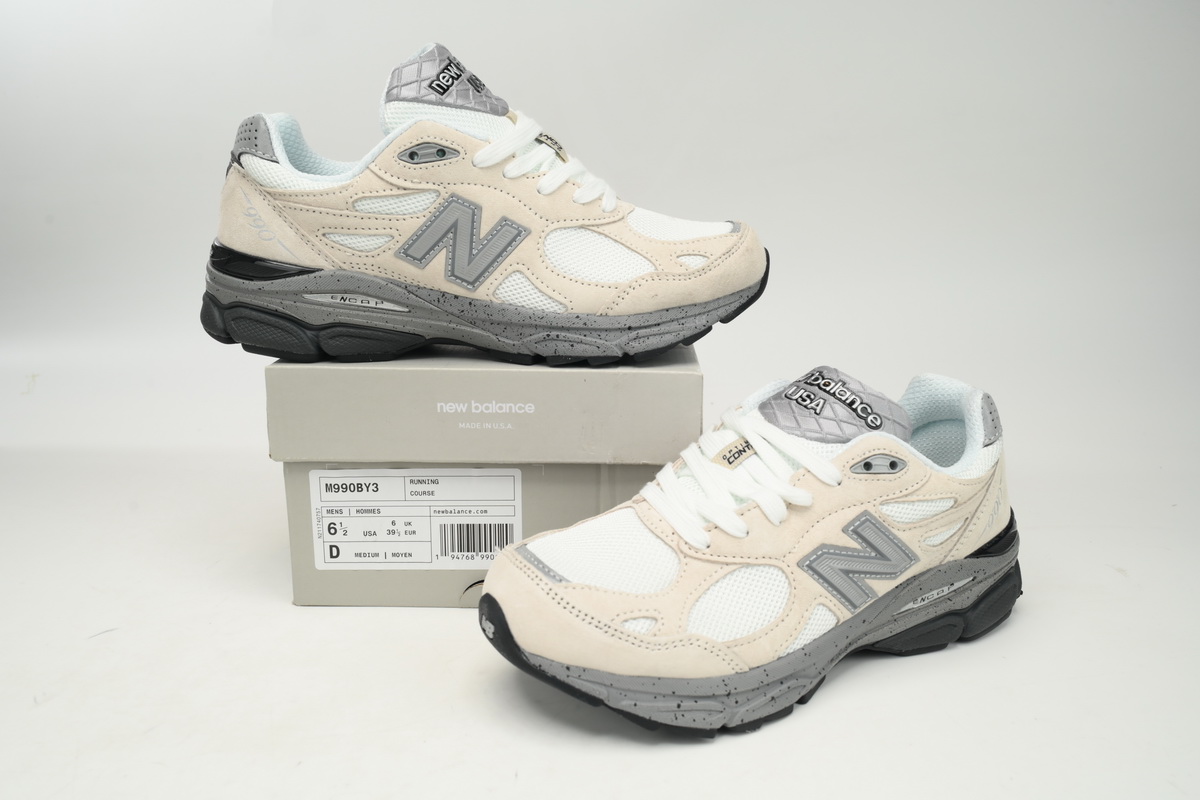    New Balance 990 Lnkjet Milk White M990BY3