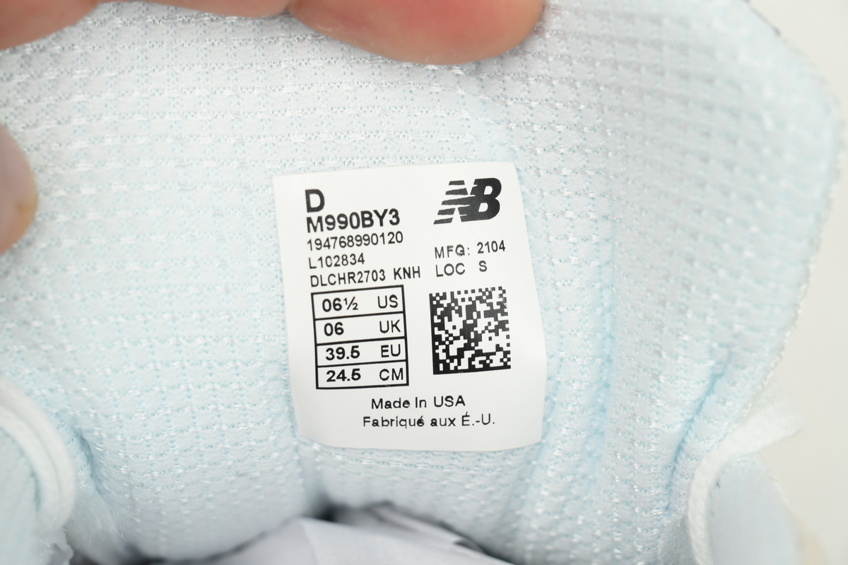    New Balance 990 Lnkjet Milk White M990BY3