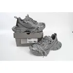  Balenciaga  3XL Lace-Up Sneakers Silver Grey 542229 W1RB5 1210