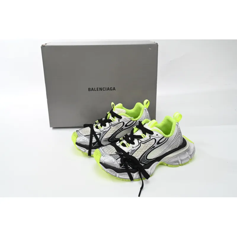 Balenciaga 3XL White Fluo Yellow 734734 W3XL6 9031