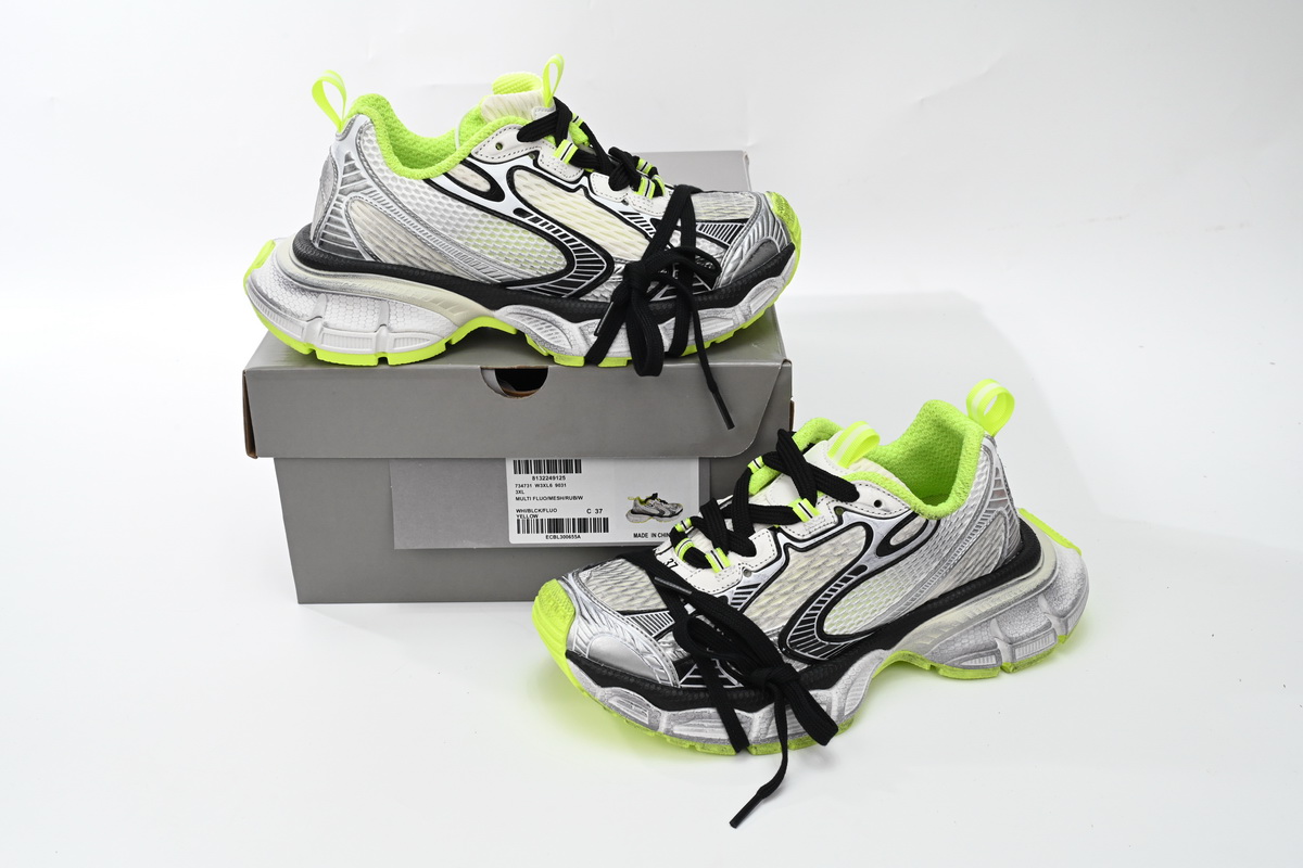    Balenciaga 3XL White Fluo Yellow 734734 W3XL6 9031