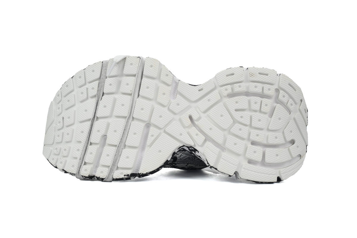    Balenciaga 3XL Lace-Up Sneakers Luminous White Graffiti 734731 W3XDC 0135