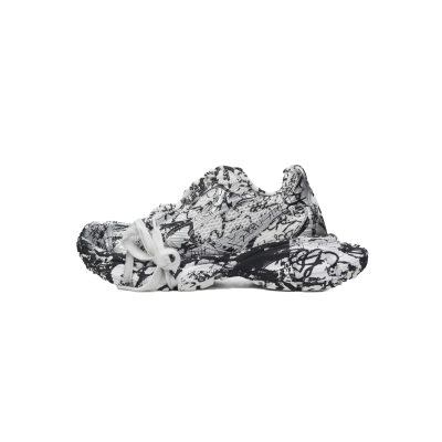 Balenciaga 3XL Lace-Up Sneakers Luminous White Graffiti 734731 W3XDC 0135 01