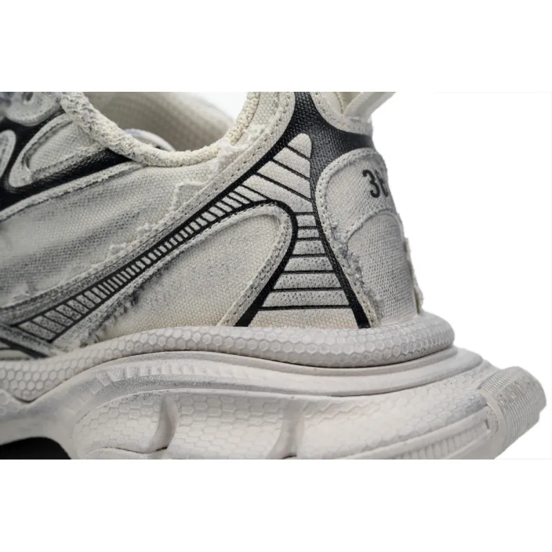 Balenciaga 3XL Lace-Up Sneakers Luminous Blue Canvas White 734731 W3XDC 2002