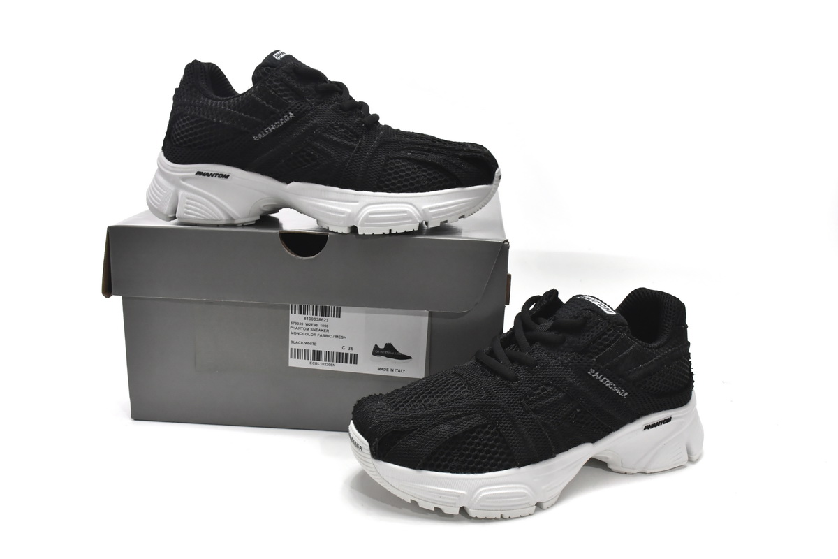 Balenciaga Phantom Sneaker Black White