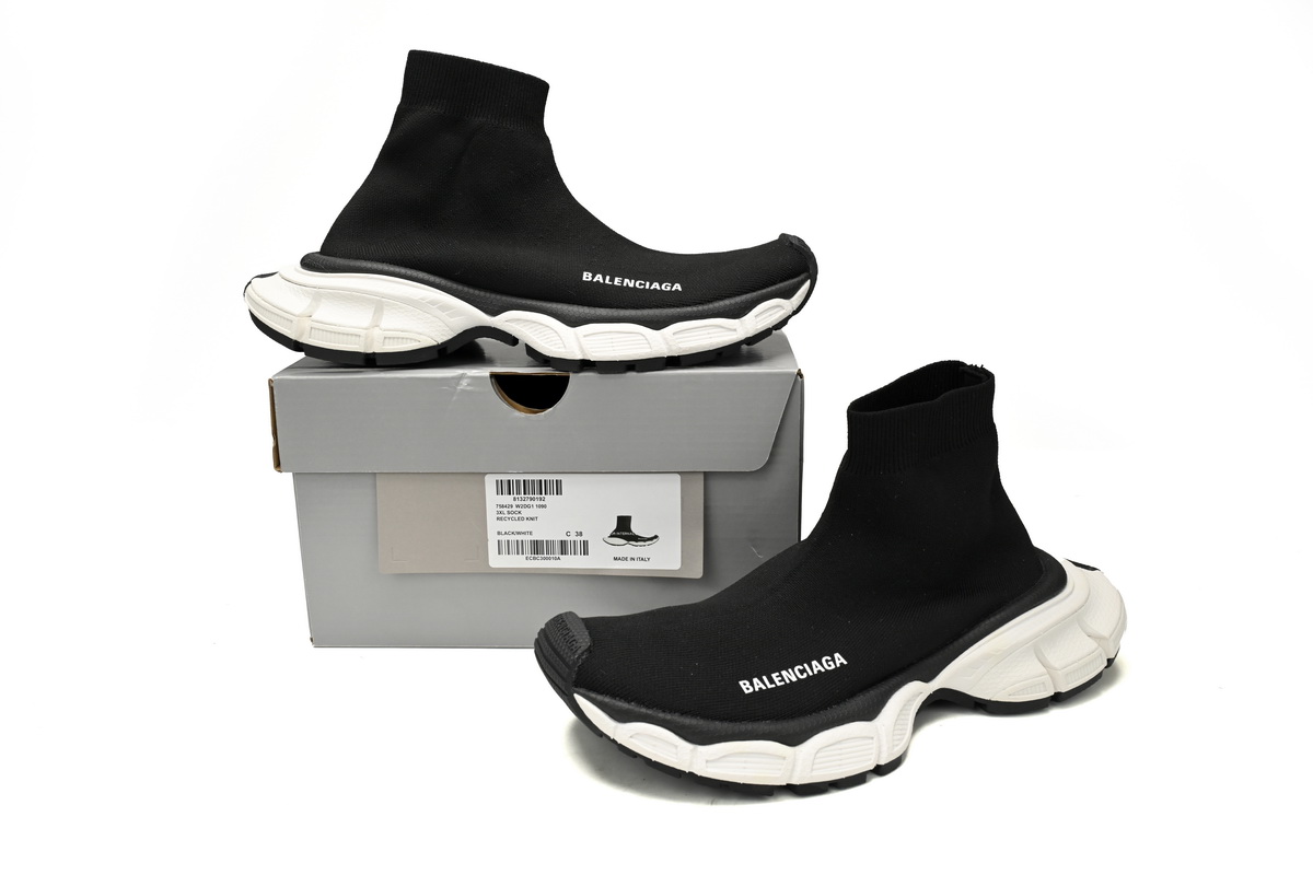 Pkgod Balenciaga Purple Black And White