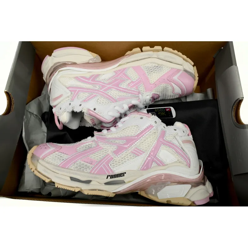 Balenciaga Runner White Pink