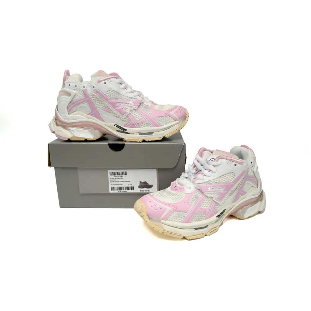 Balenciaga Runner White Pink