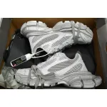 Balenciaga 3XL Silver Light Gray 734731 W3XLR 1281