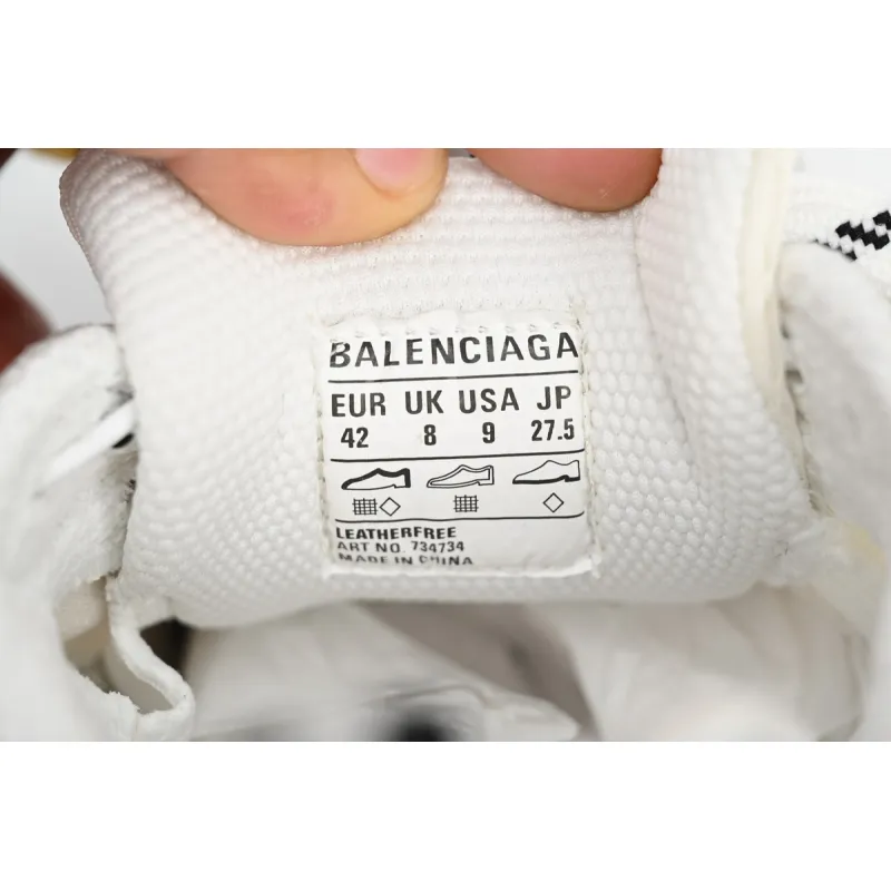 Balenciaga 3XL Silver Rice White Black 542229 W1RB5 0352