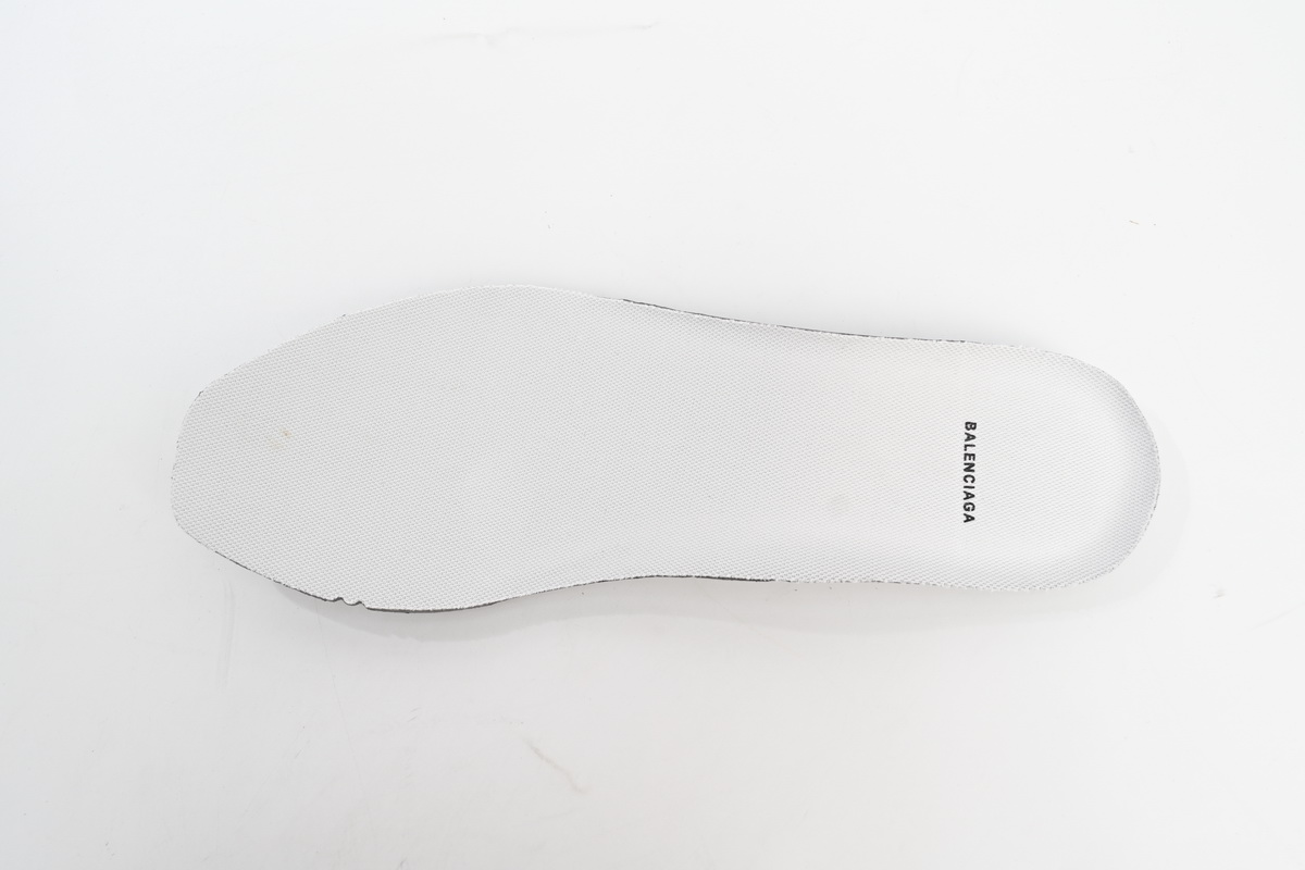    Balenciaga 3XL Lace-Up Sneakers Silver White 542229 W1RB5 0101