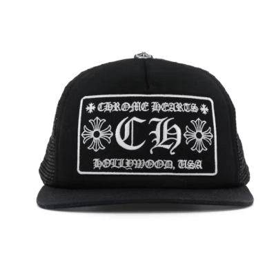 Chrome Hearts CH Hollywood Trucker Hat 01