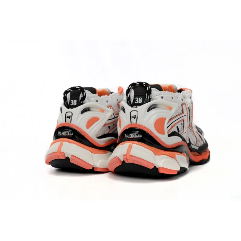 Balenciaga Runner White Orange Black 677402 W3RB7 9051 