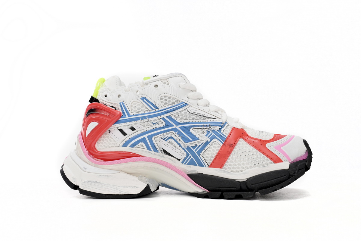 Balenciaga Runner White Blue Red 677402 W3RB6 9645 