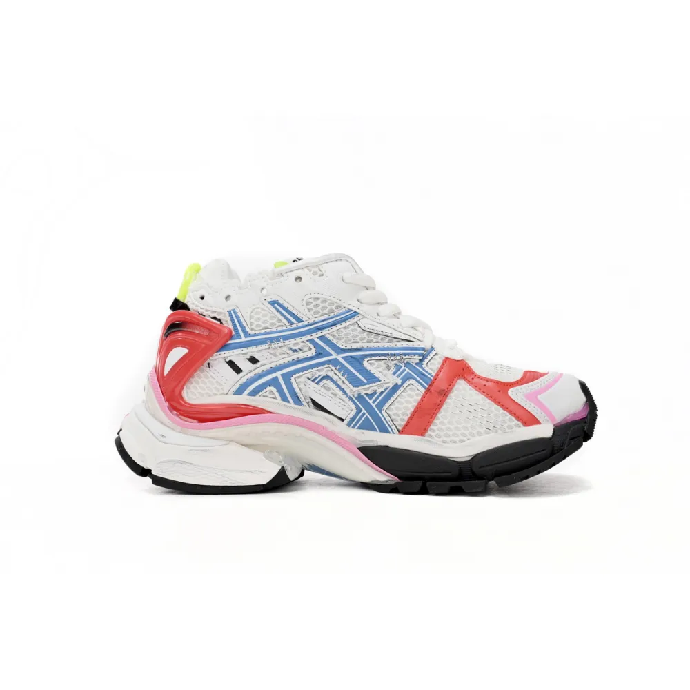 Balenciaga Runner White Blue Red 677402 W3RB6 9645 