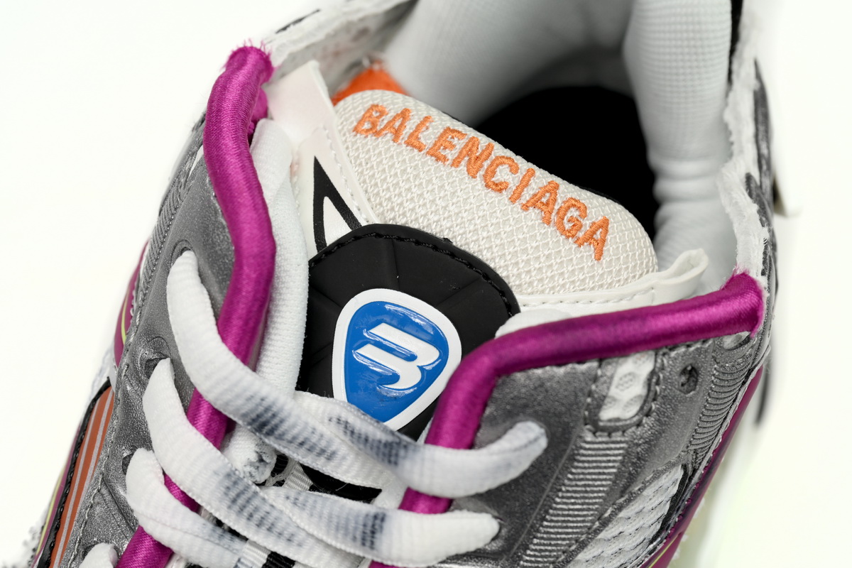 Balenciaga Runner White Yellow Purple 677402 W3RH5 0308