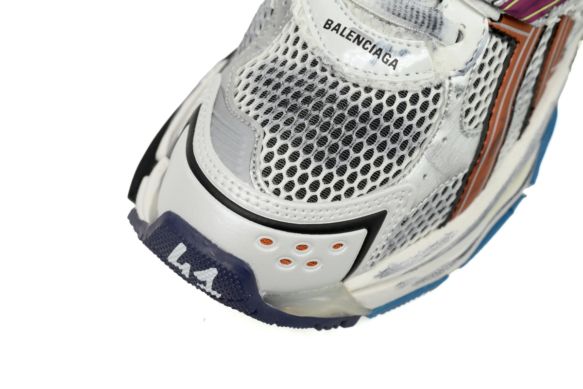 Balenciaga Runner White Yellow Purple 677402 W3RH5 0308