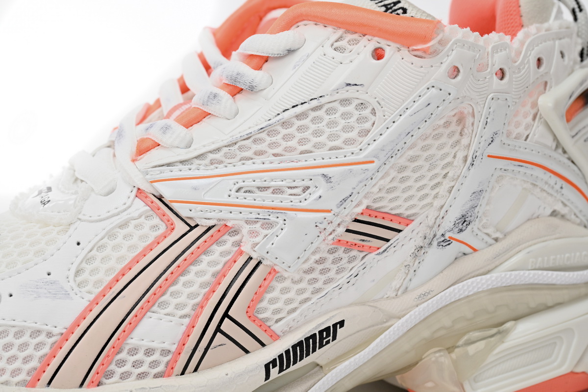    Balenciaga Runner White Orange 677402 W1RB2 2115 