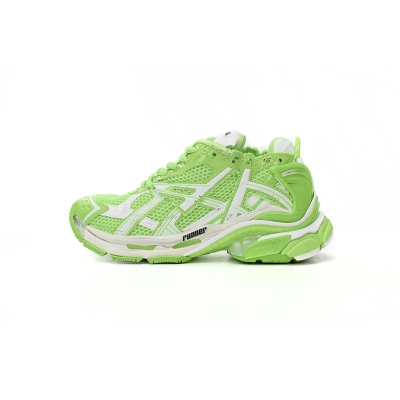 Balenciaga Runner White Green 677402 W3RBM 3590  01