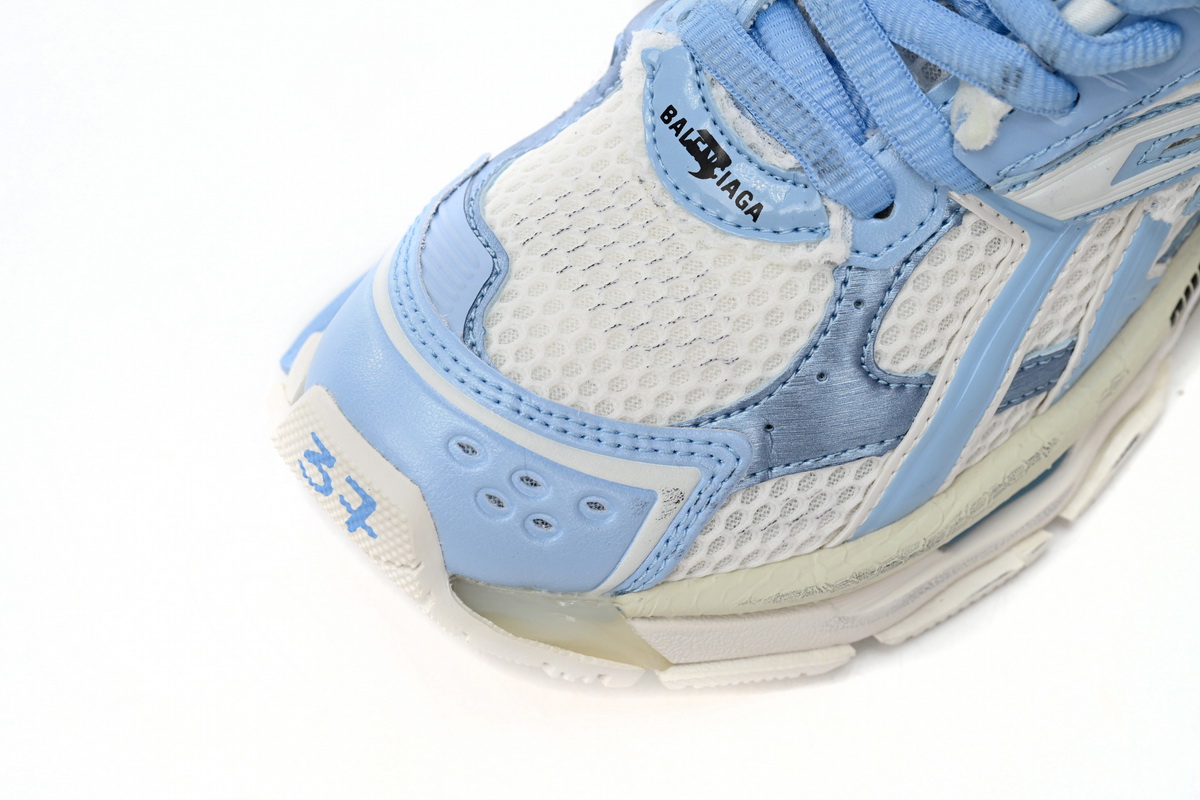    Balenciaga Runner White Light Blue 677402 W3RB2 9744 