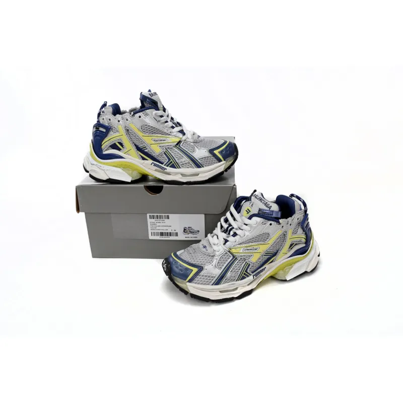 Balenciaga Runner Bai Huang Lan 677402 W3RB5 9174