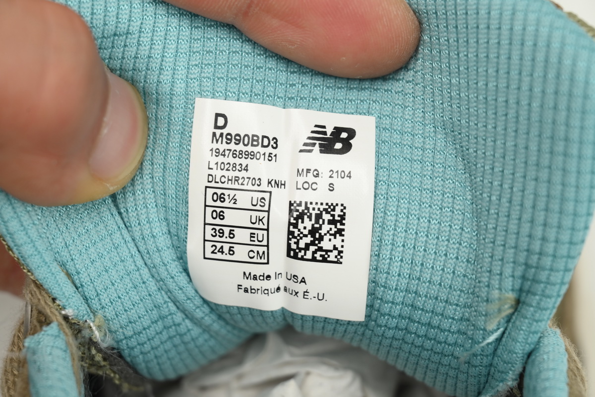    New Balance 990 Grey Coffee Color M990BD3 