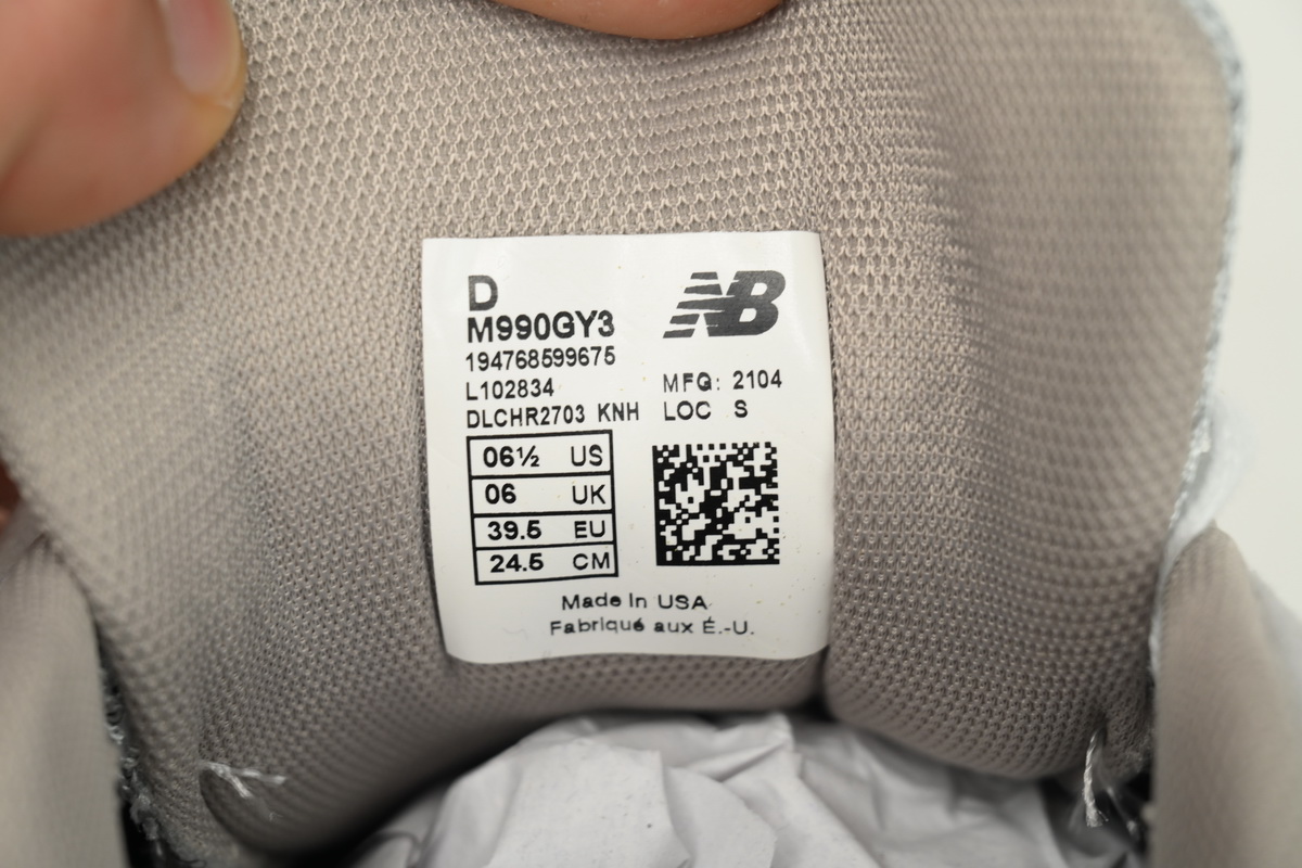    New Balance 990 Grey M990GY3