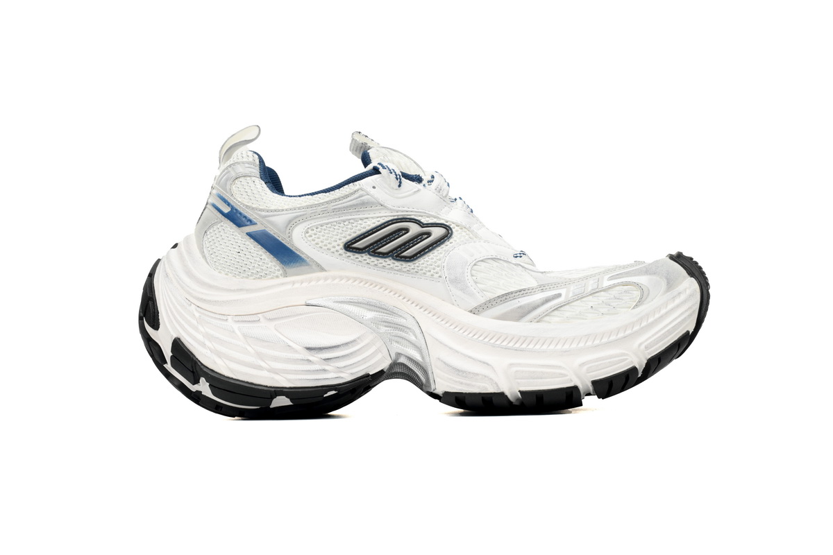    Balenciaga 10XL Sneaker  White Gray Black White 784342 W2MV2 1219