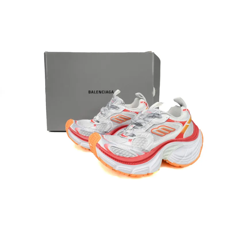 Balenciaga 10XL Sneaker  White Gray Orange 784342 W2MV2 9670 