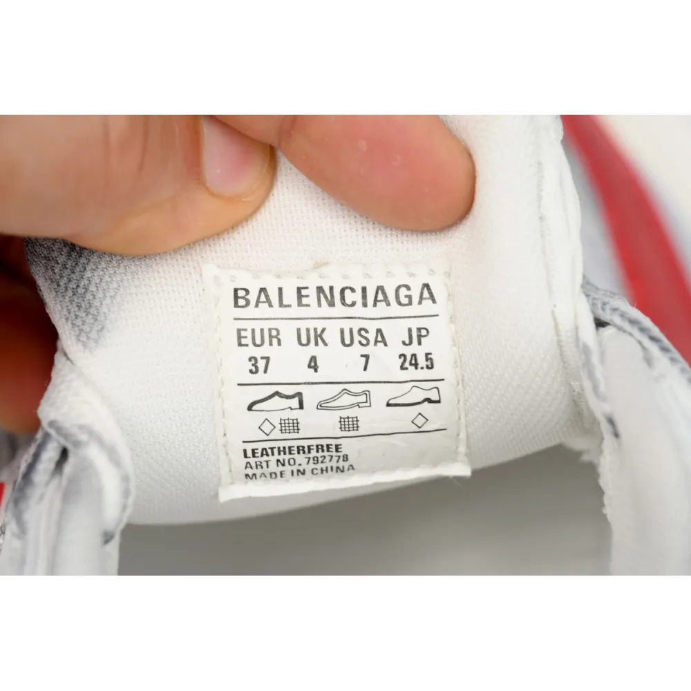 Balenciaga 10XL Sneaker  White Gray Orange 784342 W2MV2 9670 