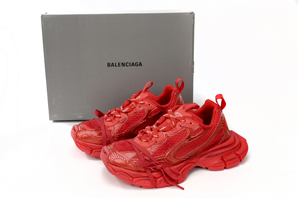    Balenciaga 3XL Black Chinese Red 734734 W3XL1 6000